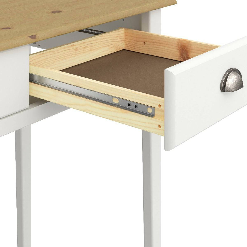 Steens Nola Console Table Laptop Desk in White - Price Crash Furniture