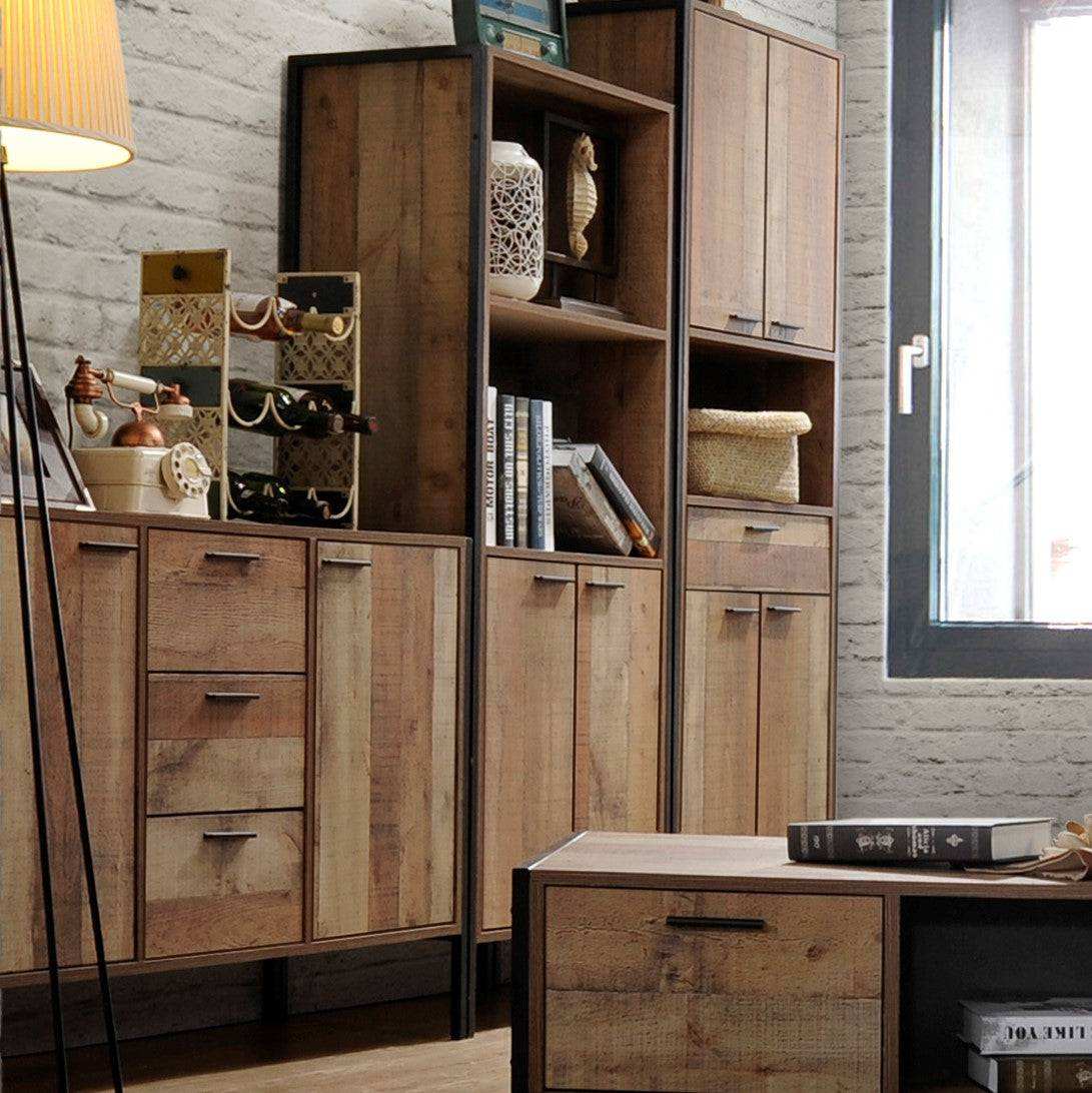 Stretton Storage Bookcase with 2 Doors by TAD - Price Crash Furniture