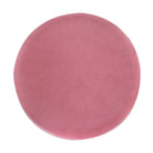 Large Pink Footstool with Gold Base - Price Crash Furniture