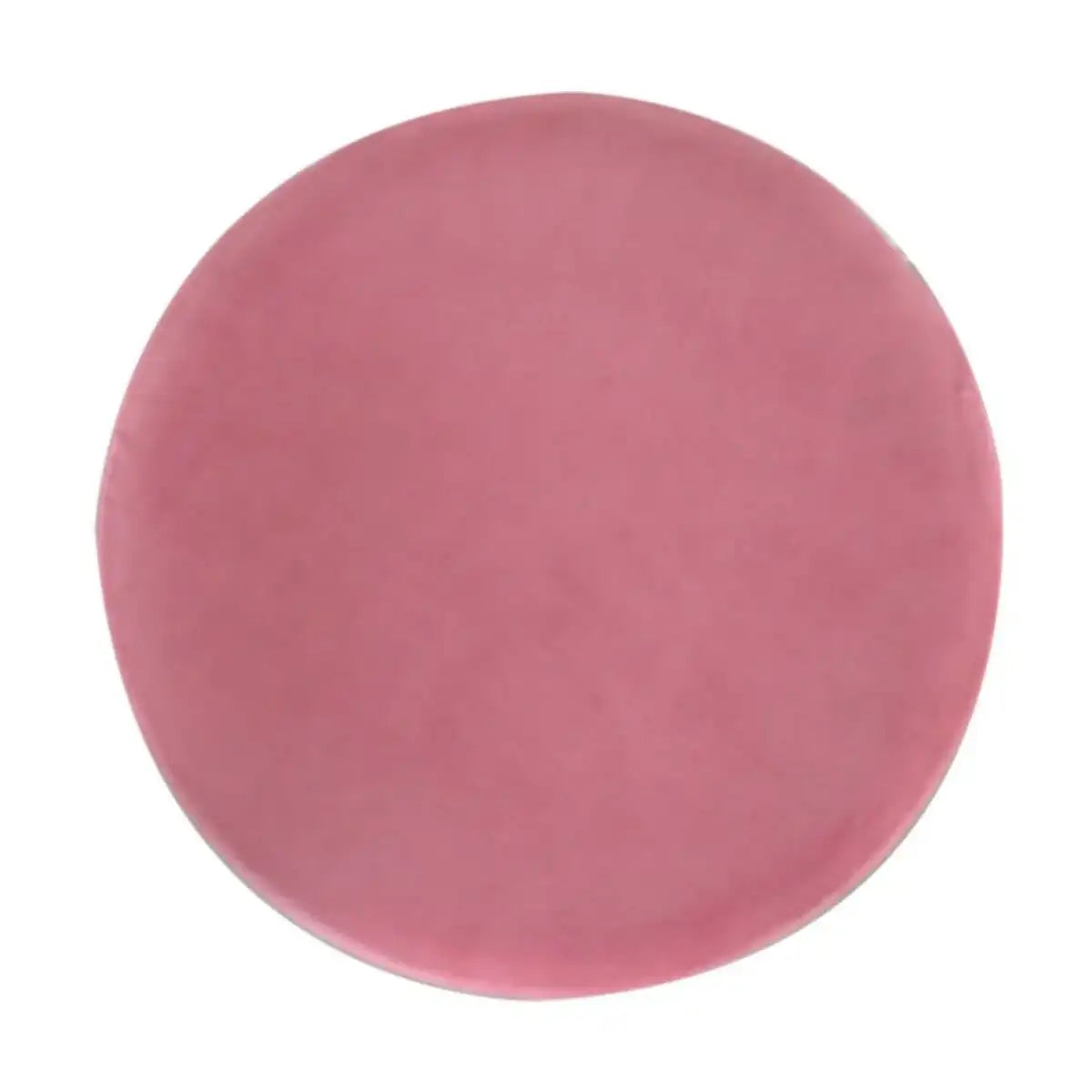 Large Pink Footstool with Gold Base - Price Crash Furniture