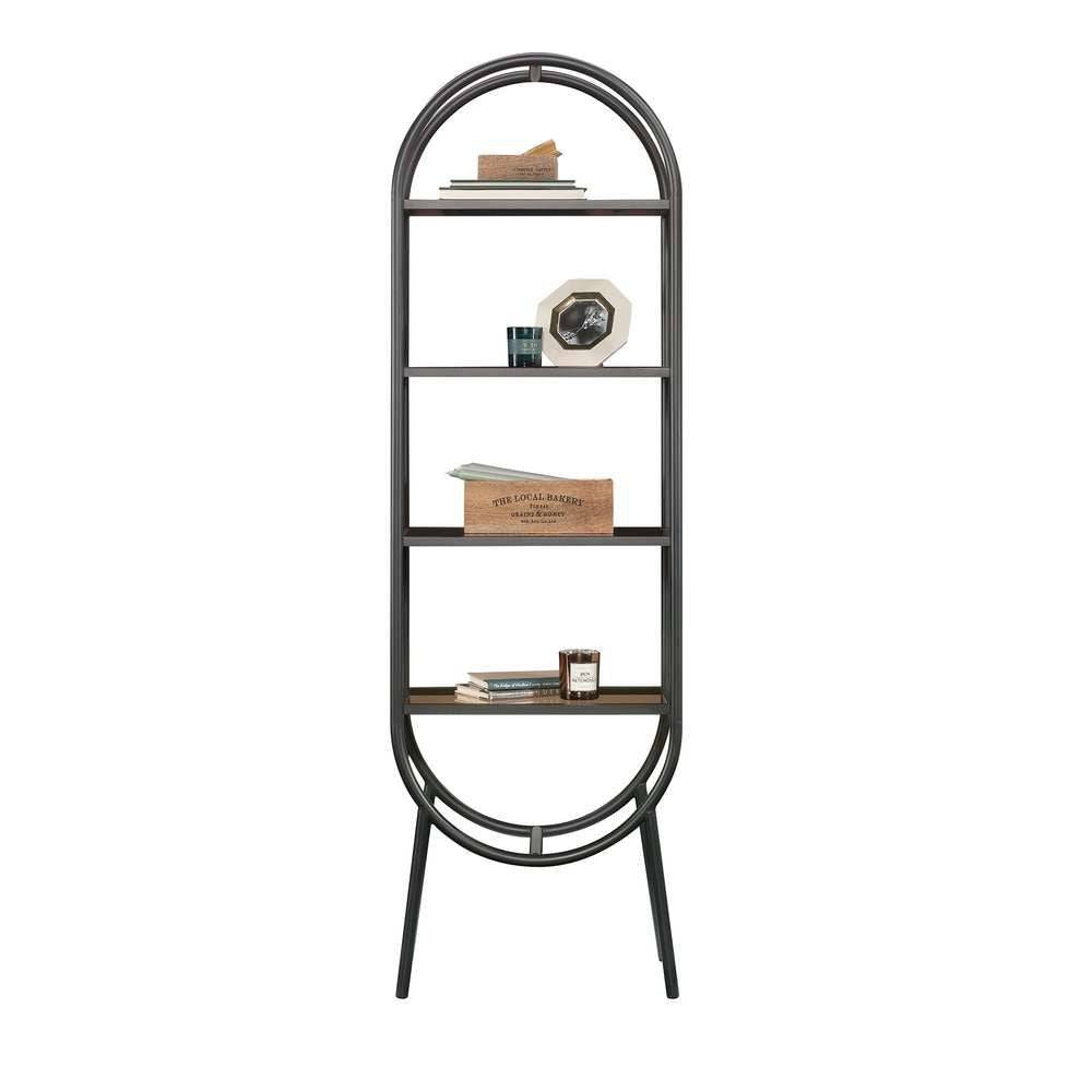 Teknik Boulevard Cafe Industrial Style Oval Bookcase - Price Crash Furniture