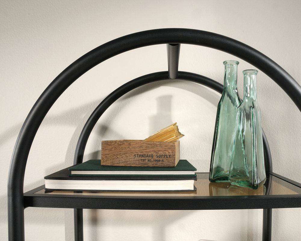 Teknik Boulevard Cafe Industrial Style Oval Bookcase - Price Crash Furniture