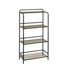 Teknik Boulevard Cafe Industrial Style Rectangular Bookcase - Price Crash Furniture