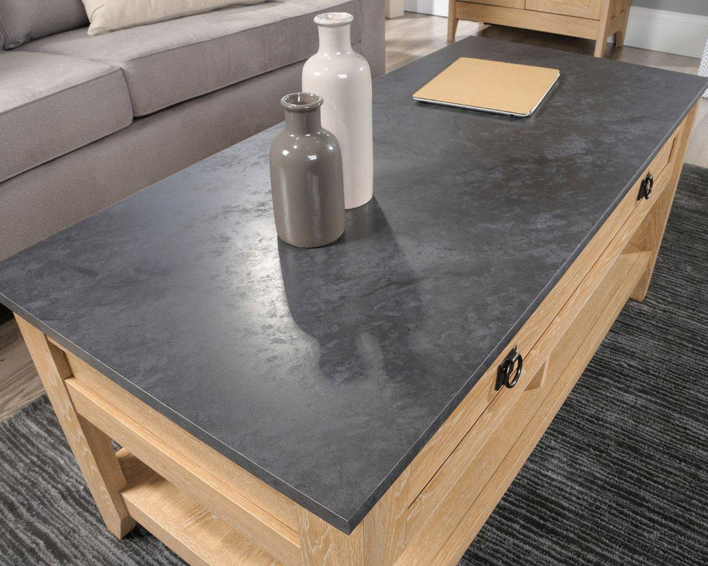 Teknik Home Study Lift-Up Coffee Table Work Table - Price Crash Furniture
