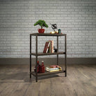 Teknik Industrial Style 2 Shelf Bookcase in Smoked Oak - Price Crash Furniture