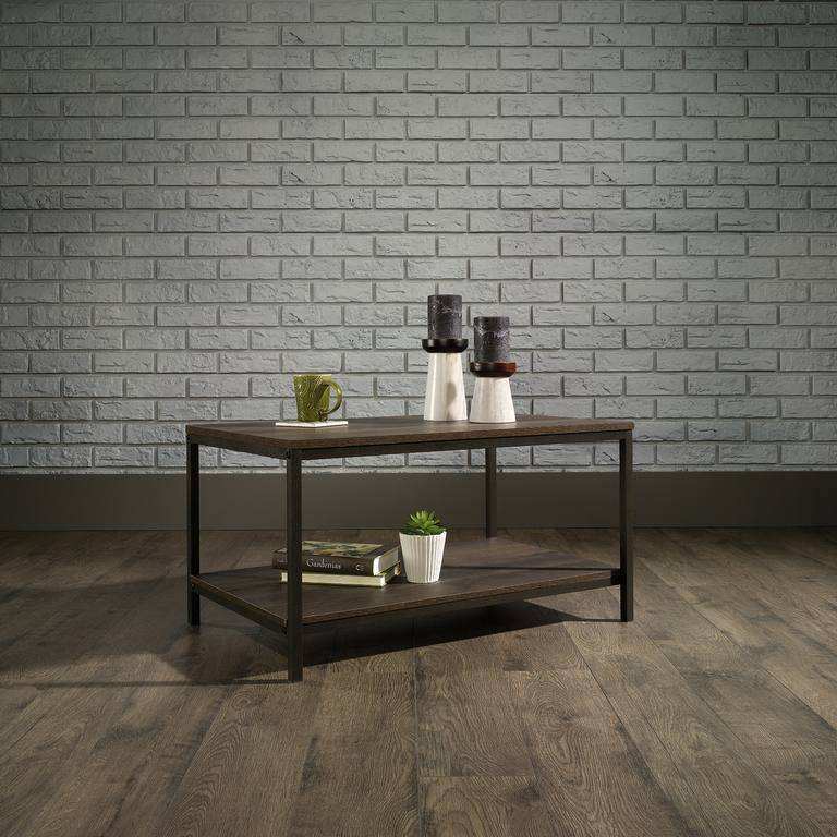 Teknik Industrial Style Coffee Table in Smoked Oak - Price Crash Furniture