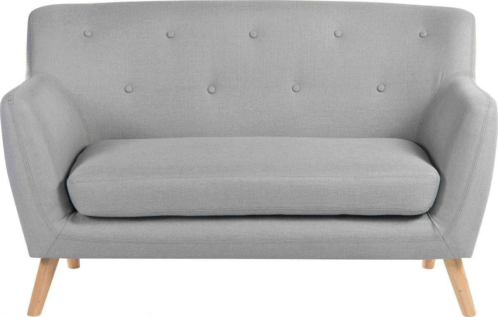 Teknik Skandi 2 Seater Sofa in Grey - Price Crash Furniture