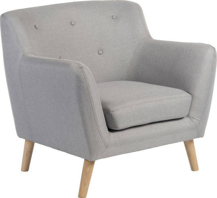 Teknik Skandi Armchair in Grey - Price Crash Furniture