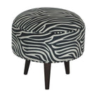 Zebra Nordic Style Footstool - Price Crash Furniture