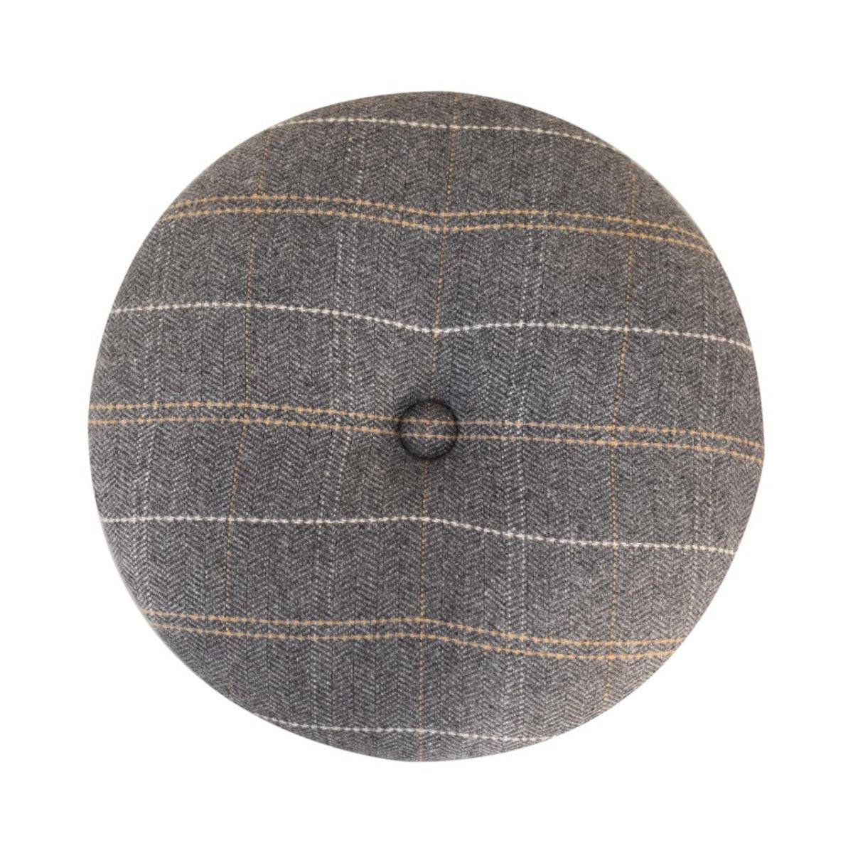 Tweed Pattern Footstool - Price Crash Furniture