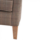 Upholstered Tweed Tub Chair - Price Crash Furniture