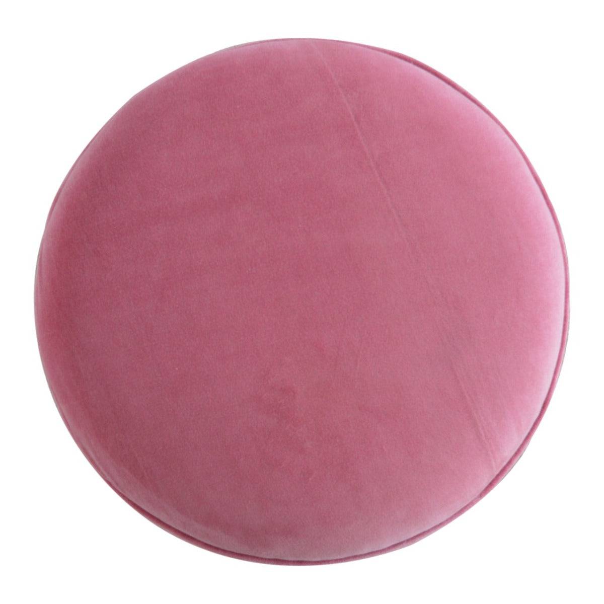 Velvet Nordic Style Footstool in Pink - Price Crash Furniture