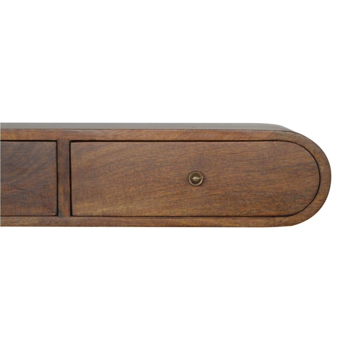 Floating Chestnut London Console - Price Crash Furniture