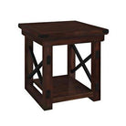 Wildwood Rustic End Table in Espresso by Dorel - Price Crash Furniture