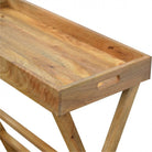 Wooden Buttler Tray With Foldabale Legs - Price Crash Furniture