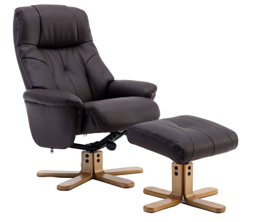 Teknik Denver Luxury Recliner with Footstool (choice of colours) - Price Crash Furniture