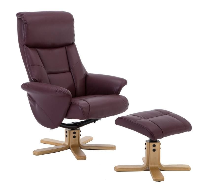 Teknik Montreal Luxury Recliner with Footstool (choice of colours) - Price Crash Furniture