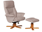 Teknik Montreal Luxury Recliner with Footstool (choice of colours) - Price Crash Furniture