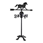 Cast Iron Freestanding Large Weather Vane, Horse Design - Price Crash Furniture