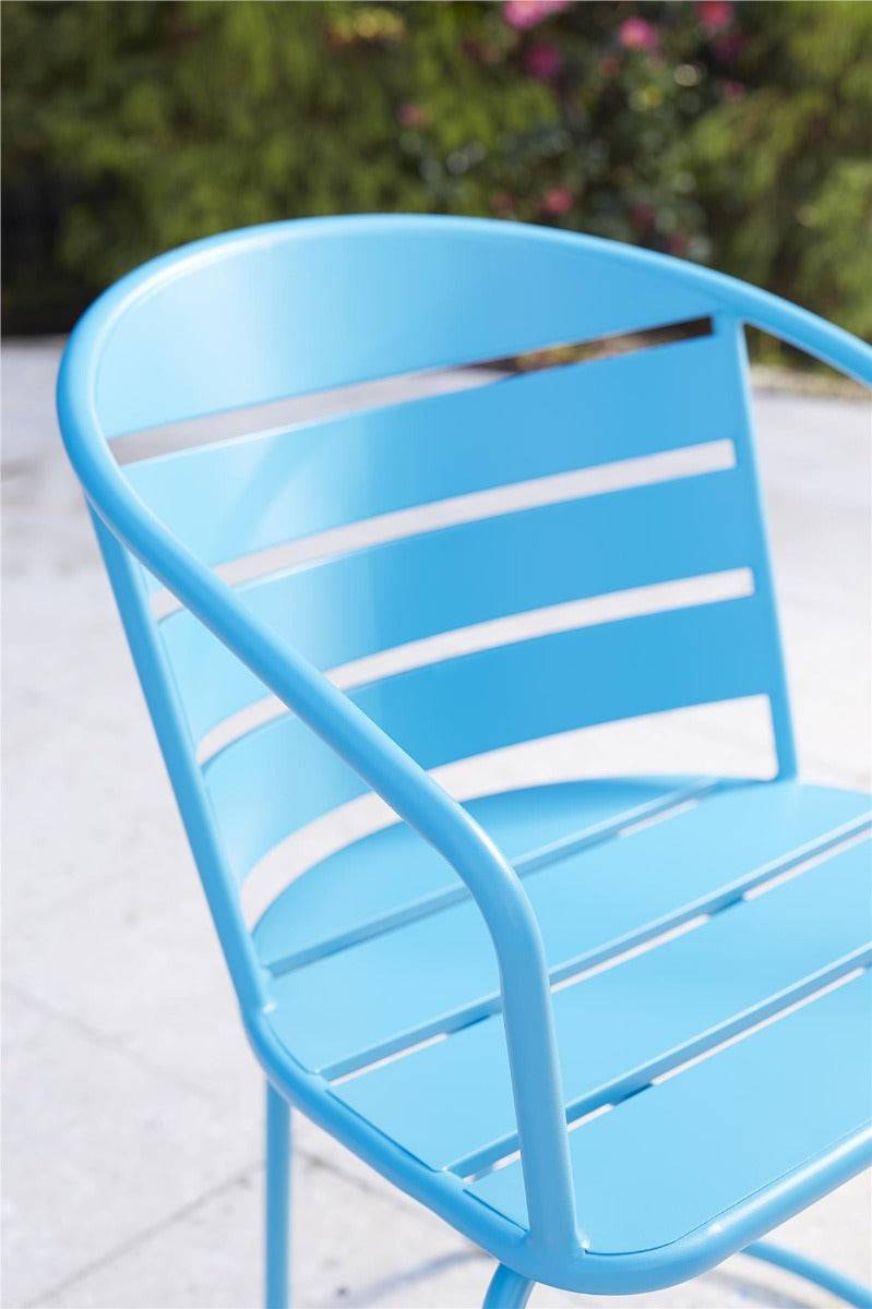 Cosco Metro Retro 5 Piece Bistro Set in Turquoise, INTELLIFIT - Price Crash Furniture