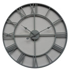 Grey Skeleton Outdoor Wall Clock - Price Crash Furniture