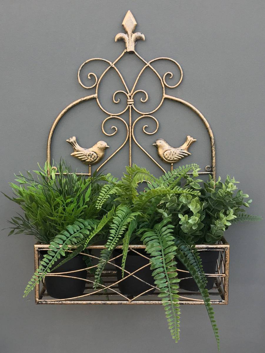 Large Gold Wall Planter - Price Crash Furniture