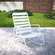 Novogratz Roberta Rocker Chair for Garden & Conservatory, White - Price Crash Furniture