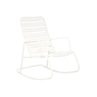 Novogratz Roberta Rocker Chair for Garden + Conservatory, White - Price Crash Furniture