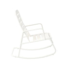 Novogratz Roberta Rocker Chair for Garden + Conservatory, White - Price Crash Furniture