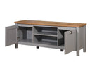 Eaton TV Cabinet Stand in Grey by TAD - Price Crash Furniture