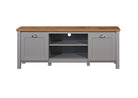 Eaton TV Cabinet Stand in Grey by TAD - Price Crash Furniture