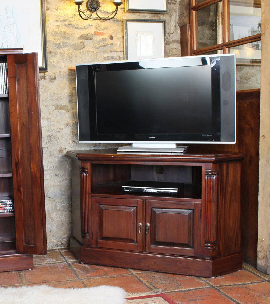 La Roque Corner Television Cabinet by Baumhaus - Price Crash Furniture
