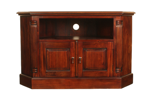 La Roque Corner Television Cabinet by Baumhaus - Price Crash Furniture
