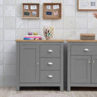 Lisbon sideboard with 1 door 3 drawers by TAD in Grey - Price Crash Furniture