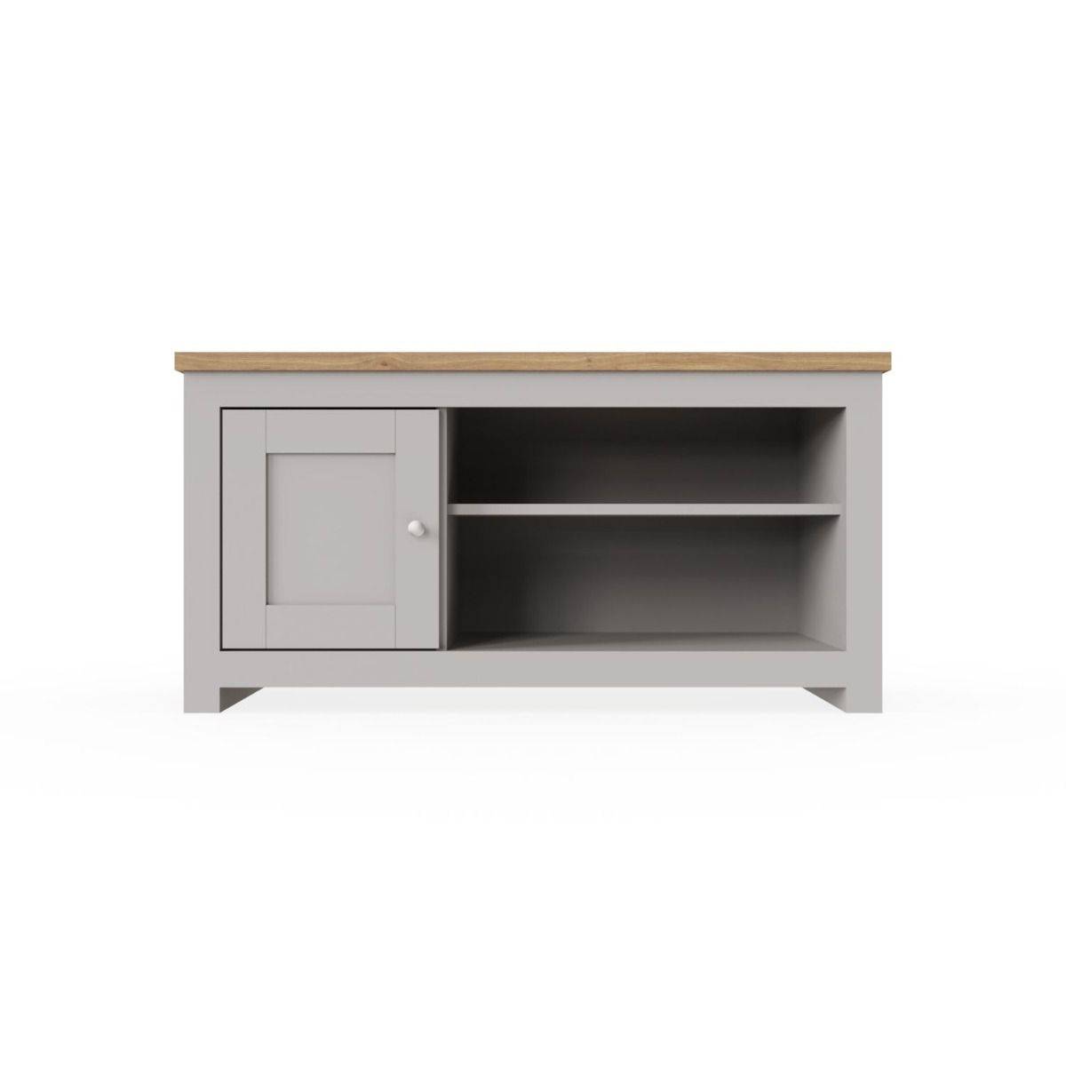 Lisbon TV unit with 1 door by TAD in - Price Crash Furniture