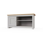 Lisbon TV unit with 1 door by TAD in - Price Crash Furniture