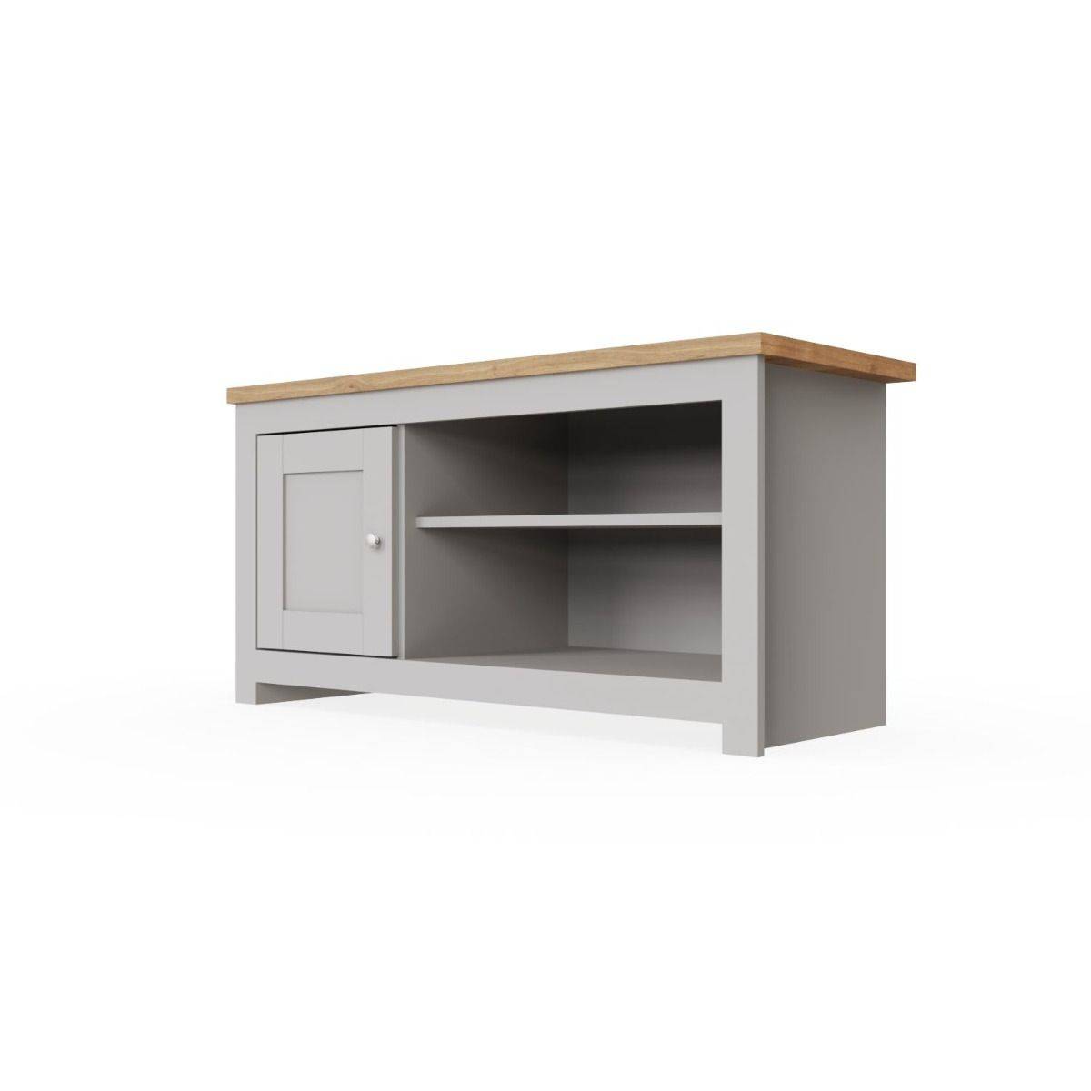 Lisbon TV unit with 1 door by TAD in - Price Crash Furniture