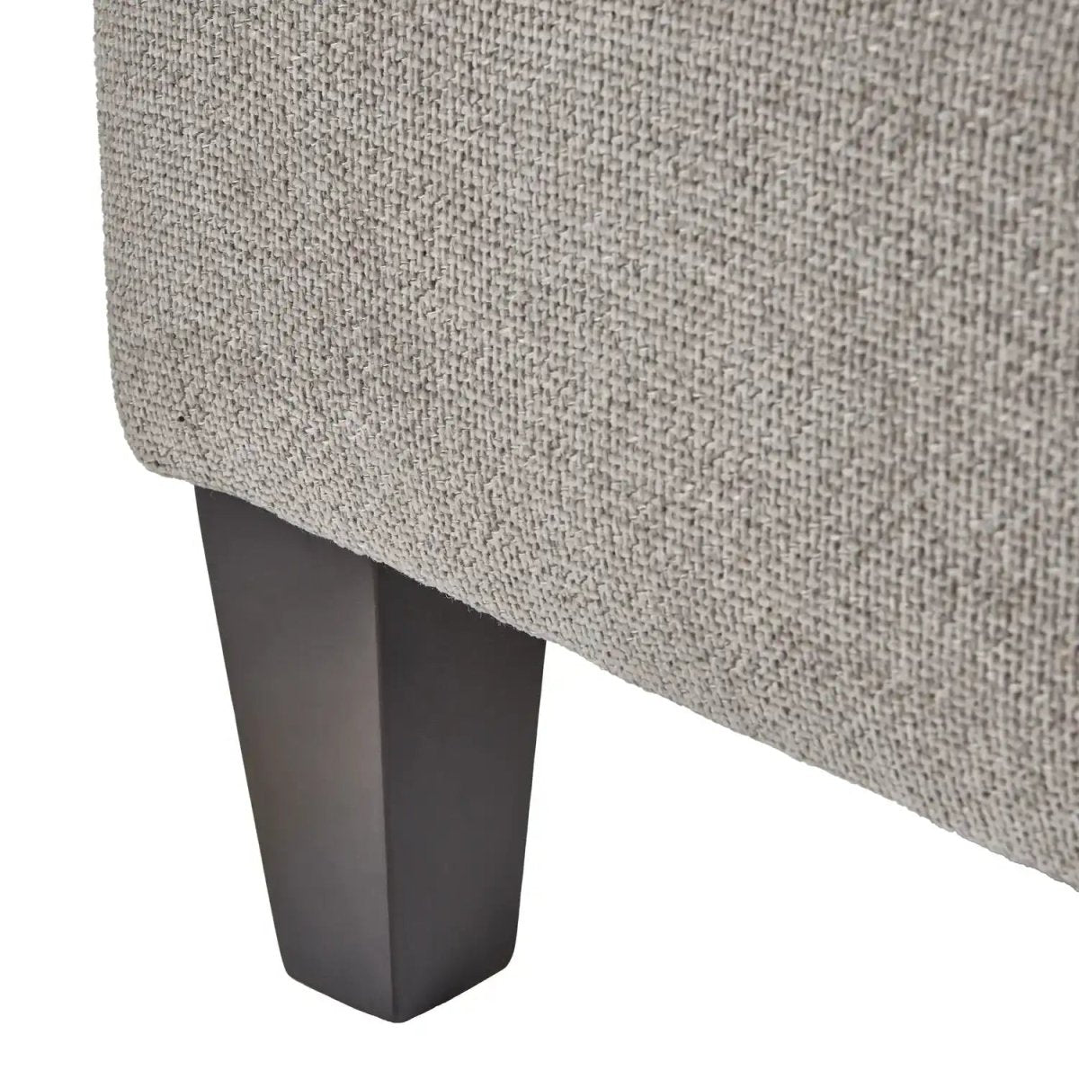 Vesper Taupe Ottoman Foot Stool - Price Crash Furniture