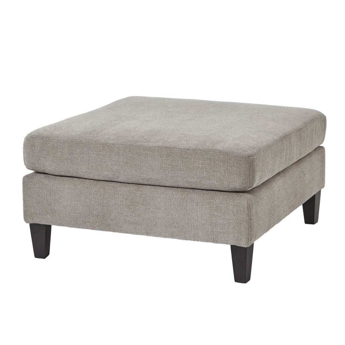 Vesper Taupe Ottoman Foot Stool - Price Crash Furniture