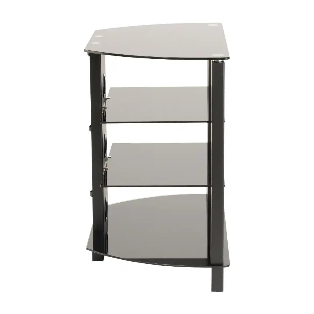 Vision HiFi Rack in Black - Price Crash Furniture
