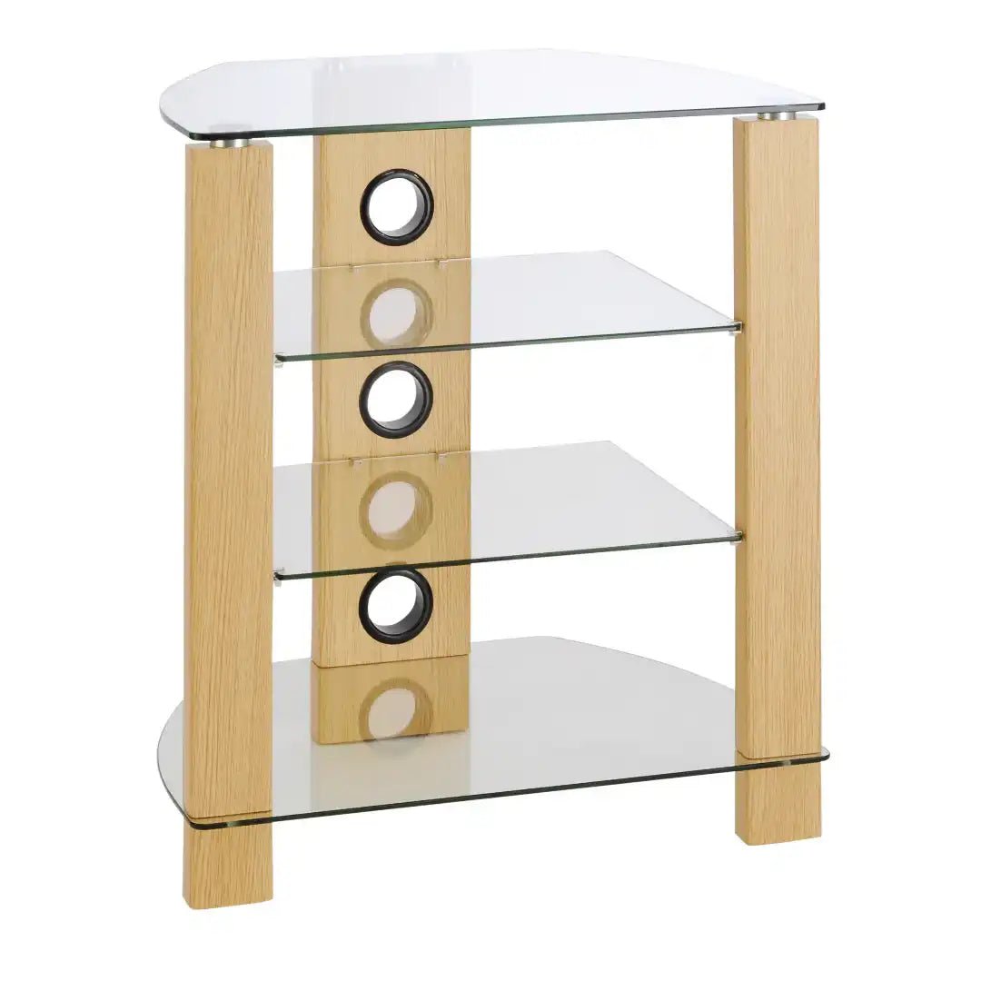 Vision HiFi Rack in Oak - Price Crash Furniture