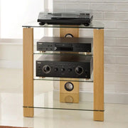 Vision HiFi Rack in Oak - Price Crash Furniture