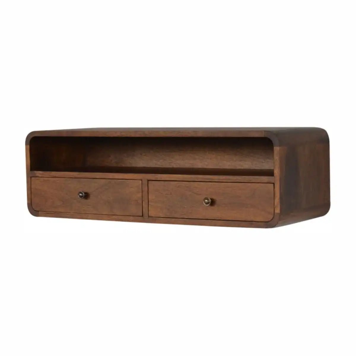 Wall Mounted 2 Drawer Console Table - Price Crash Furniture