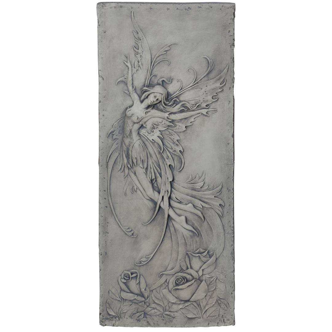Wall Mounted Stone Effect Fairy Wall Art - Home Accessory - Price Crash Furniture