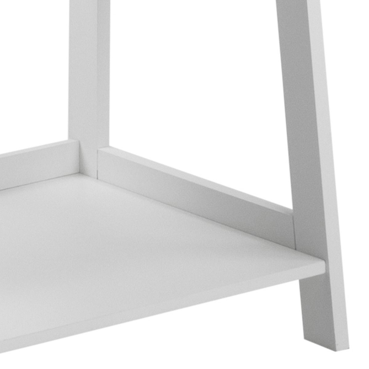 Wally Ladder Bookcase With 5 shelves In White - Price Crash Furniture