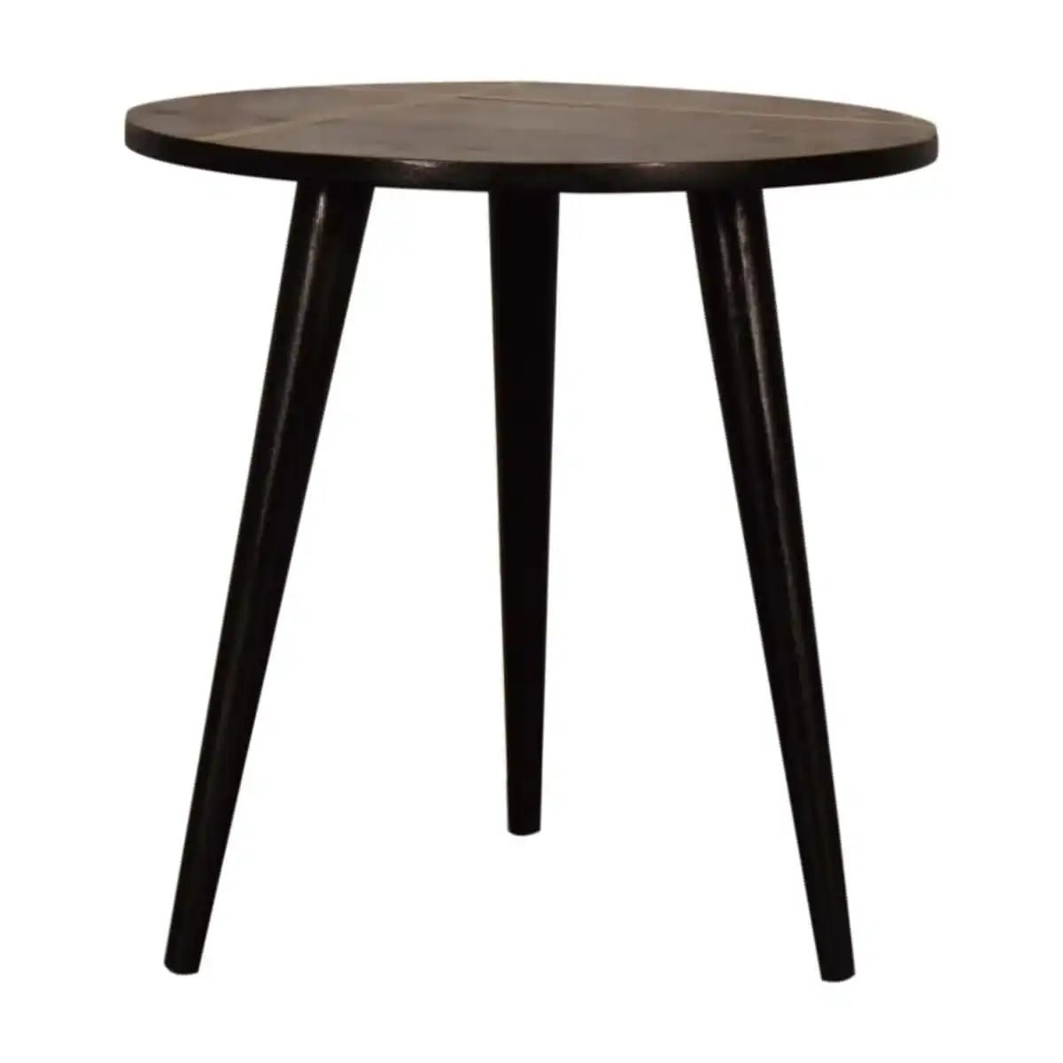 Walnut Gold Inlay End Table - Price Crash Furniture