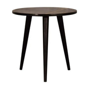 Walnut Gold Inlay End Table - Price Crash Furniture