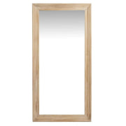 Washed Wood Large Framed Mirror - Price Crash Furniture