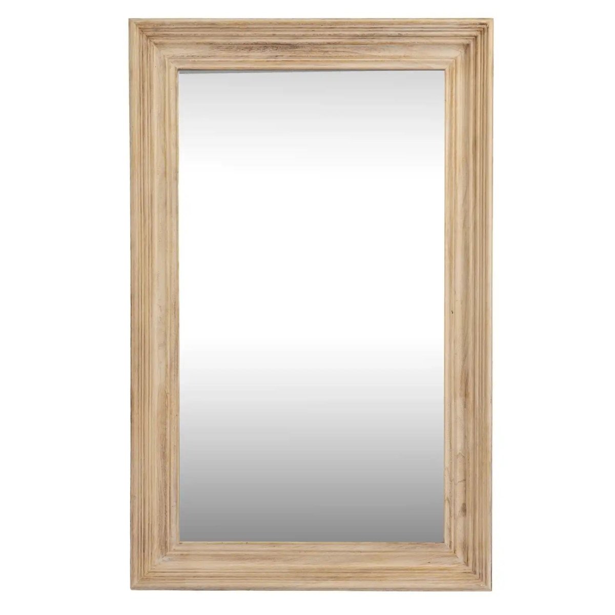 Washed Wood Medium Framed Mirror - Price Crash Furniture
