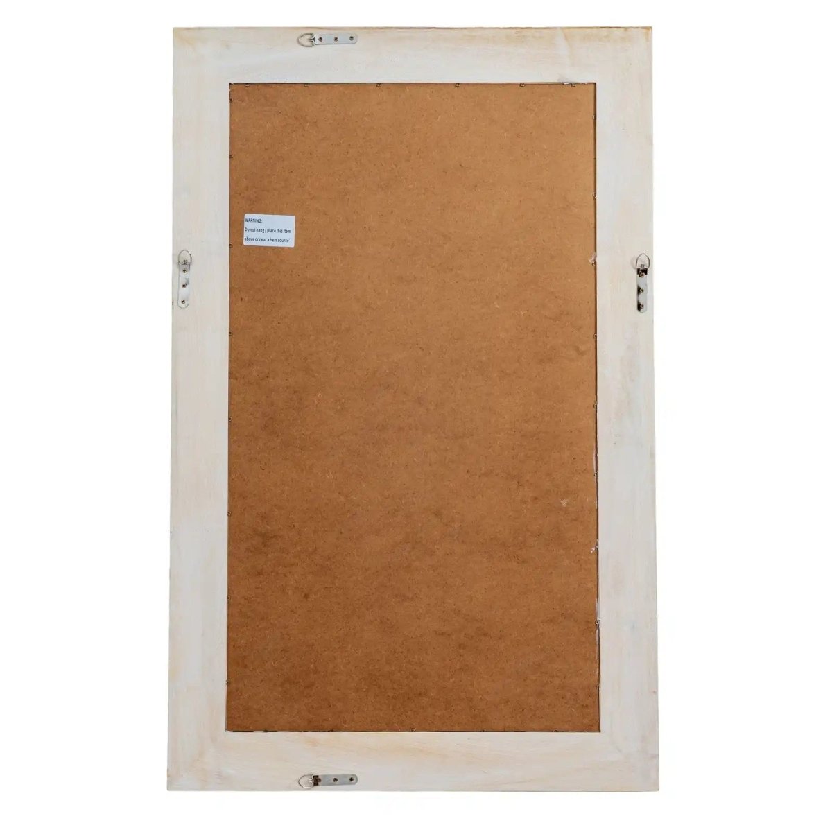 Washed Wood Medium Framed Mirror - Price Crash Furniture
